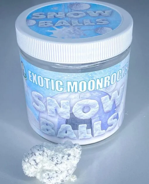 Snow Balls Weed Oz jar | Weed Snow caps | Exotic Moonrocks - Snow Balls Weed