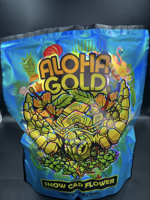 Aloha Gold Snow Cap Flower Net Wt. 1Lb. (448G)